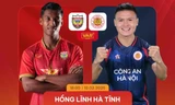 Nhận định Hồng Lĩnh Hà Tĩnh vs Công an Hà Nội, 18h00 ngày 10/2: Dồn lực cho V-League