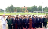 Lãnh đạo Đảng, Nhà nước vào Lăng viếng Chủ tịch Hồ Chí Minh