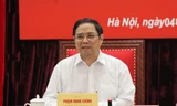 Ông Phạm Minh Chính, Trưởng Ban Tổ chức Trung ương (ảnh Văn Kiên)