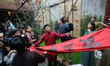 Rộn ràng lễ dựng Cây Nêu ở phố cổ Hà Nội