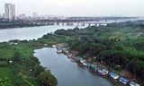 Toàn cảnh bãi giữa sông Hồng được đề xuất xây dựng thành công viên