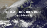 Bão số 4 gây mưa khắp Bắc Bộ