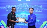 Bí thư T.Ư Đoàn tiếp xã giao Tổng đội Thiếu sinh quân Ấn Độ
