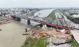 Cầu Đuống mới ra sao sau hơn 8 tháng khởi công xây dựng?