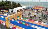 Địa điểm khai mạc Tiền Phong Marathon 2019 lộng gió biển nhìn từ flycam