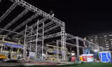 Hàng trăm tấn thiết bị lắp đặt xuyên đêm chuẩn bị cho 'Sóng Festival 2023'