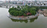 Cận cảnh bán đảo hồ Đống Đa sắp thành công viên, khu vui chơi