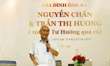 Ông Nguyễn Chấn tại cuộc họp báo.