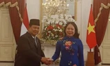 Phó Chủ tịch nước Võ Thị Ánh Xuân gặp tân Tổng thống Indonesia