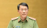 Bộ trưởng Công an Lương Tam Quang trình Quốc hội dự án Luật Phòng, chống mua bán người
