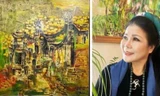 Nữ hoạ sỹ Việt kiều Văn Dương Thành mang tranh của danh hoạ Bùi Xuân Phái từ Thụy Điển về Việt Nam triển lãm