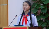 Nữ sinh Bình Dương đa tài tham gia phiên họp giả định Quốc hội trẻ em 2024