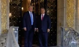 Thủ tướng Hungary Viktor Orban trong cuộc gặp ông Trump ở Mar-a-Lago vào tháng 7. (Ảnh: Reuters)