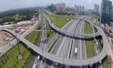 Công trường dự án cao tốc Biên Hòa - Vũng Tàu Ảnh: M.T