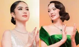 Minh Hằng - Ngọc Trinh khoe sắc trên thảm đỏ công chiếu phim "Chị Chị Em Em 2"