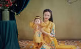 Gần đến Tết, loạt ảnh áo dài của Salim và con gái Pam Yêu Ơi lại gây sốt