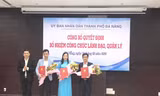 Quang cảnh buổi công bố các quyết định bổ nhiệm chức vụ lãnh đạo của UBND TP Đà Nẵng