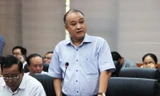 Ông Lê Quang Nam, Giám đốc Sở TN&MT thành phố Đà Nẵng thông tin về sự việc. 