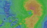 Cơn bão ngoài khơi Philippines có thể mạnh lên thành siêu bão