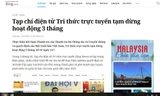 Zing News tạm dừng hoạt động 3 tháng