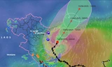 Bão đổi hướng trên vịnh Bắc Bộ, bắt đầu suy yếu