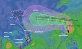 Đài quốc tế nhận định về bão YAGI