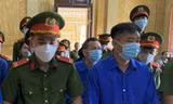 Cựu Chủ tịch Công ty Gold Time Nguyễn Khắc Đồi tại phiên tòa.