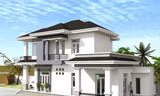 Mẫu 'nhà vuông' hai tầng sang trọng, chi phí dưới 1 tỷ đồng