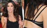 Sandra Bullock khoe nội y táo bạo trên thảm đỏ