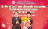 PGS.TS Phạm Thu Hương được bổ nhiệm Hiệu trưởng Trường Đại học Ngoại thương