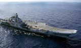  Tàu sân bay phi hạt nhân Đô đốc Kuznetsov của Nga.