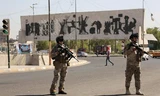 Binh sỹ Iraq canh gác tại thủ đô Baghdad