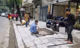 Vỉa hè lát đá tự nhiên 'uốn lượn mềm mại' nhiều điểm sai phê duyệt