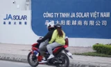 Nhà đầu tư JA Solar Investment (Trung Quốc) đầu tư dự án lớn tại tỉnh Bắc Giang. Ảnh: Nguyễn Thắng.