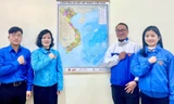 Tuổi trẻ Hà Tĩnh treo gần 1.000 bản đồ 'Tự hào một dải non sông'