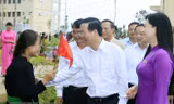 Chủ tịch nước Võ Văn Thưởng dự Lễ kỷ niệm 65 năm Bác Hồ thăm Lào Cai