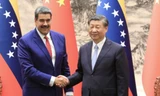 Tổng thống Venezuela Nicholas Maduro trong cuộc gặp Chủ tịch Trung Quốc Tập Cận Bình tại Bắc Kinh. (Ảnh: Reuters)
