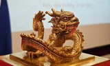 Ấn vàng triều Nguyễn 'Hoàng đế chi bảo' đã về Việt Nam