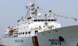 Tàu huấn luyện bảo vệ bờ biển Hàn Quốc cập cảng Đà Nẵng