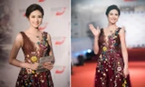 Hoa hậu Ngọc Hân lộng lẫy làm MC Liên hoan phim quốc tế Hà Nội