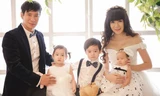 Gia đình 5 người hiện tại của Lý Hải - Minh Hà.