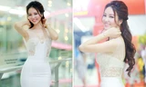 Á hậu Thuỵ Vân quyến rũ với váy dạ hội xuyên thấu