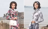 Siêu mẫu Minh Tú hoá thiếu nữ Sài thành thập niên 60 trên đất Pháp