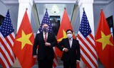  Phó Thủ tướng, Bộ trưởng Ngoại giao Phạm Bình Minh tiếp đón Ngoại trưởng Mỹ Mike Pompeo ngày 30/10Ảnh: Quang Hiếu 