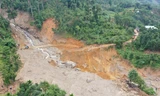 Vụ sạt lở kinh hoàng ở xã Trà Leng, huyện Nam Trà My (Quảng Nam) khiến 45 người bị vùi lấp ảnh: Ngọc Hà