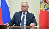 Tổng thống Nga Putin vừa cho phép kết thúc thời gian nghỉ làm việc vì COVID-19ảnh: Reuters 