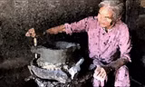 Cối đá ngày mưa