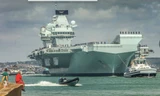 Tàu sân bay HMS Queen Elizabeth của Anh dự kiến sẽ đến biển Đông vào năm 2021ảnh: Plymouthherald