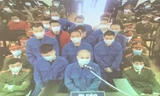Các bị cáo tại toà Ảnh: Hoàng Long