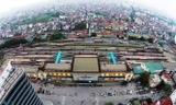 Ga Hà Nội nhìn từ trên cao